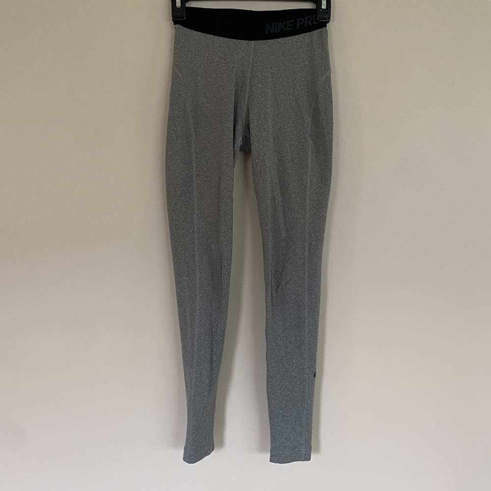 Grey Nike Pro Dri-Fit Leggings | size XS